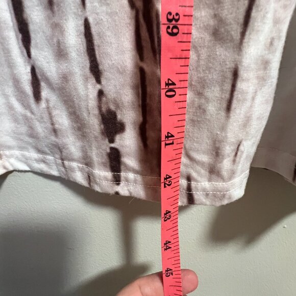 Kancystore Tie-Dye Cold Shoulder Swing Dress 4X - Picture 3 of 5